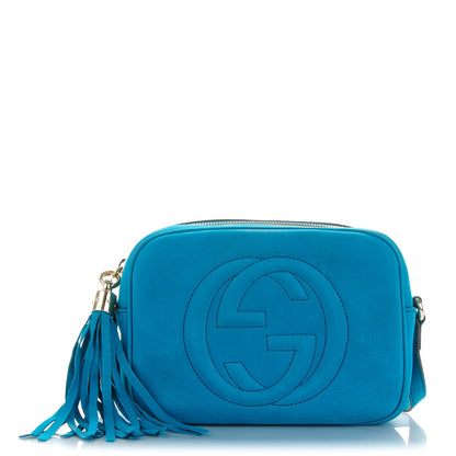 Gucci Vitello Range Small Soho Disco Bag Deep Cobalt 1 of 7
