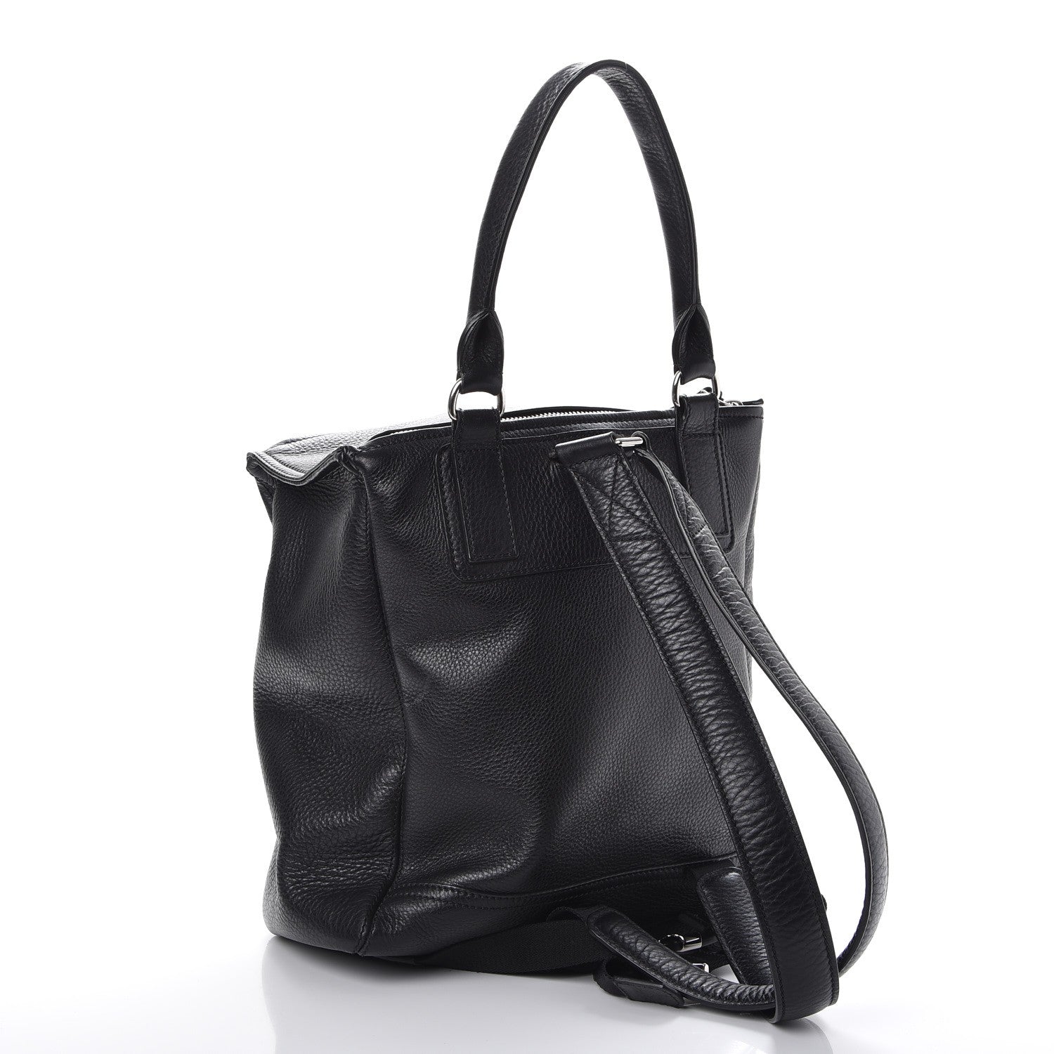 Givenchy Pebbled Calfskin Pandora Backpack Black 3 of 8