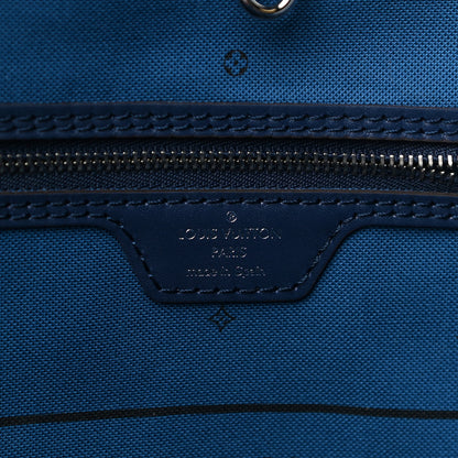 Louis Vuitton Monogram Escale Neverfull MM Blue 6 of 9