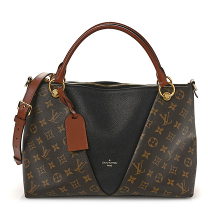 Louis Vuitton Monogram V Tote MM Black 1 of 10