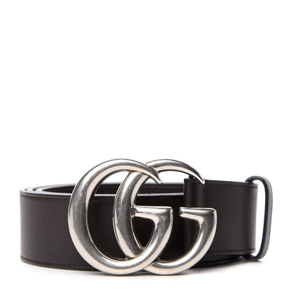 Gucci Moon Calfskin Nickel Double G 40mm Belt 100 40 Dark Cocoa 1 of 5