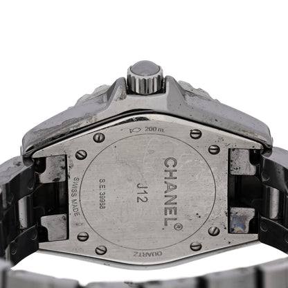 Chanel Titanium Ceramic 33mm J12 Chromatic Quartz Watch 4 of 5