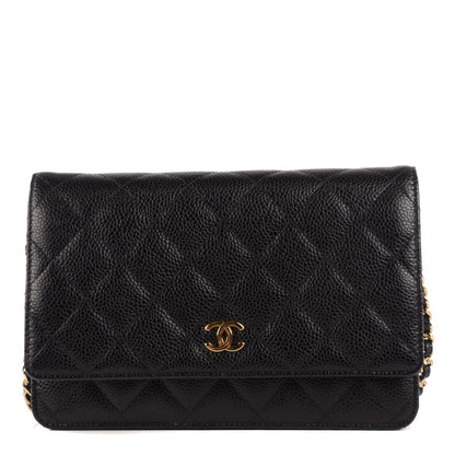 Chanel Caviar Quilted Wallet On Chain WOC Black 1 of 9