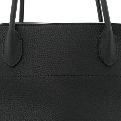 The Row Matte Grained Calfskin Margaux Shoulder 12 Black 7 of 10