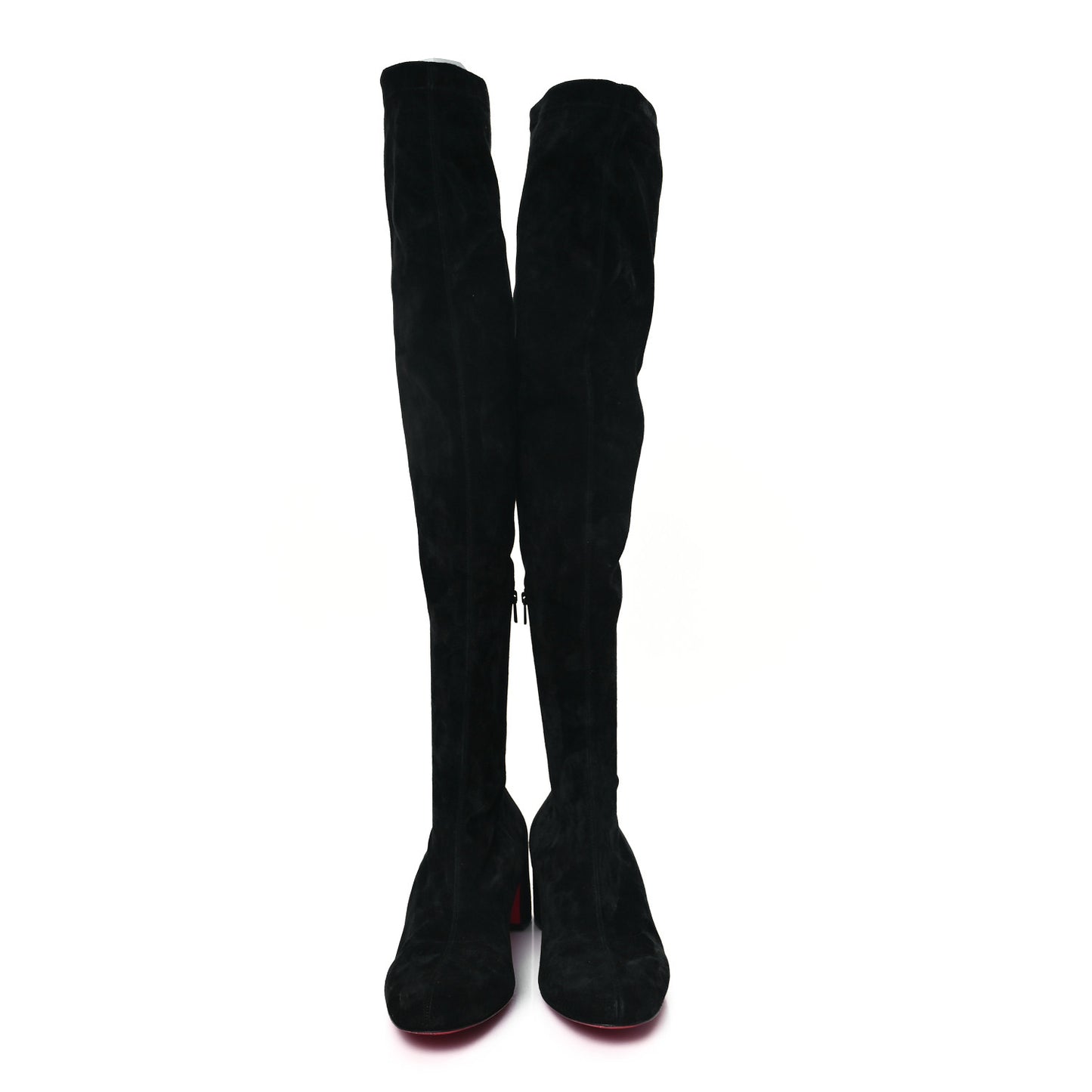 Veau Velours Stretch Turelaboot Alta 55 Over The Knee Boots 41 Black