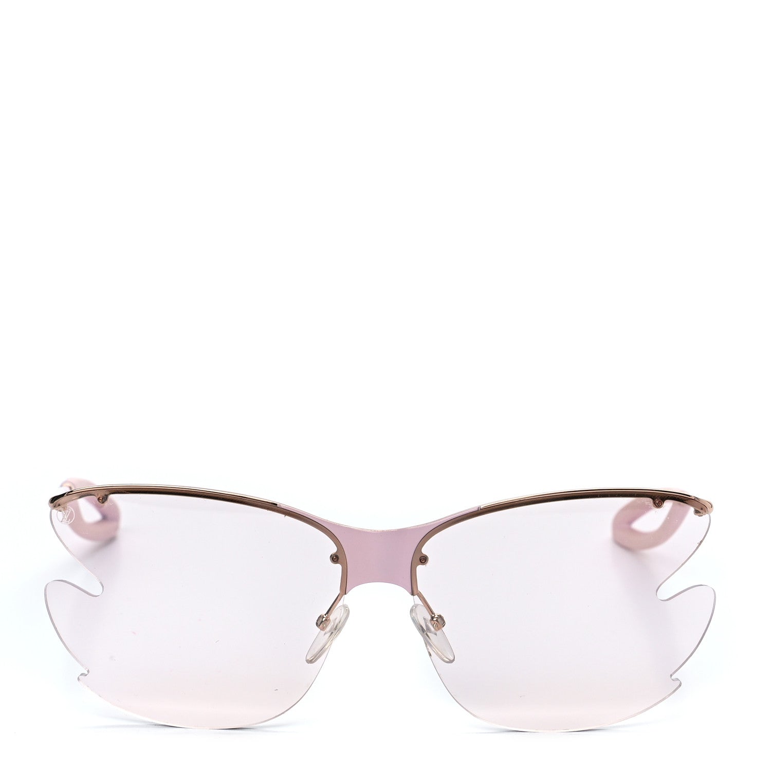Louis Vuitton Bohemian Vuittony Square Sunglasses Z1234W Pink 4 of 7