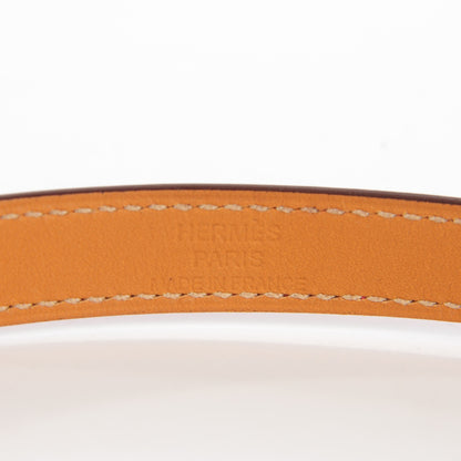 Hermes Epsom Kelly Double Tour Bracelet S Rouge Casaque 6 of 8