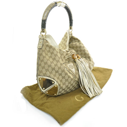 Gucci Monogram Large Crest Patchwork Embroidered Indy 3 of 8