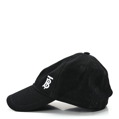 Burberry Cotton TB Monogram Baseball Hat M Black 4 of 12
