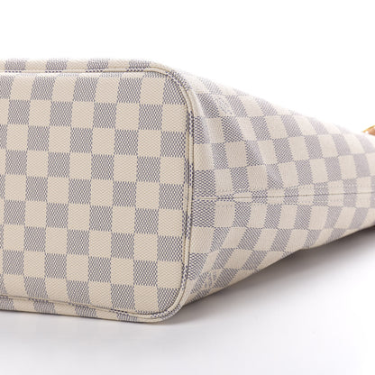Louis Vuitton Damier Azur Neo Neverfull MM Rose Ballerine 11 of 13