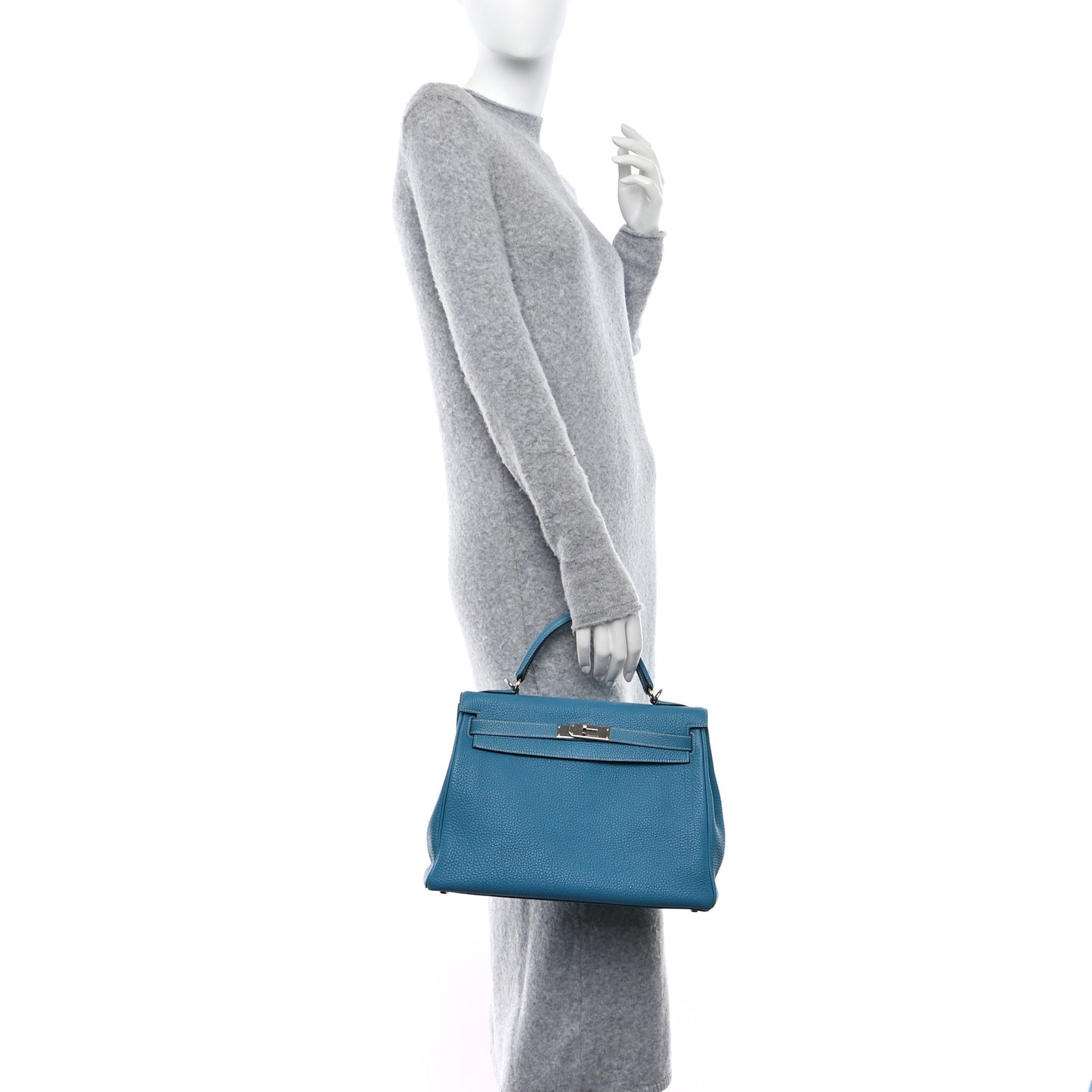 Togo Kelly Retourne 32 Blue Jean