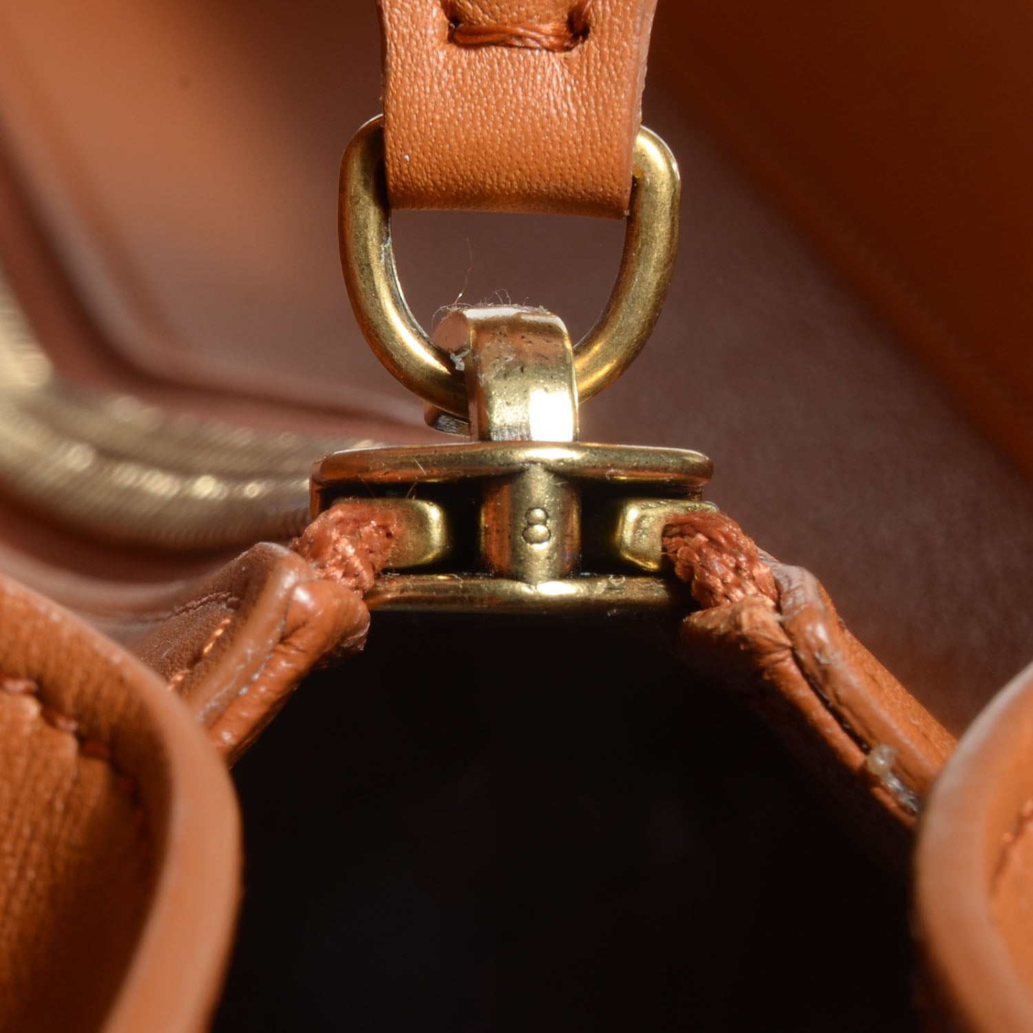 Celine Smooth Calfskin Mini Luggage Bag Light Copper 5 of 8