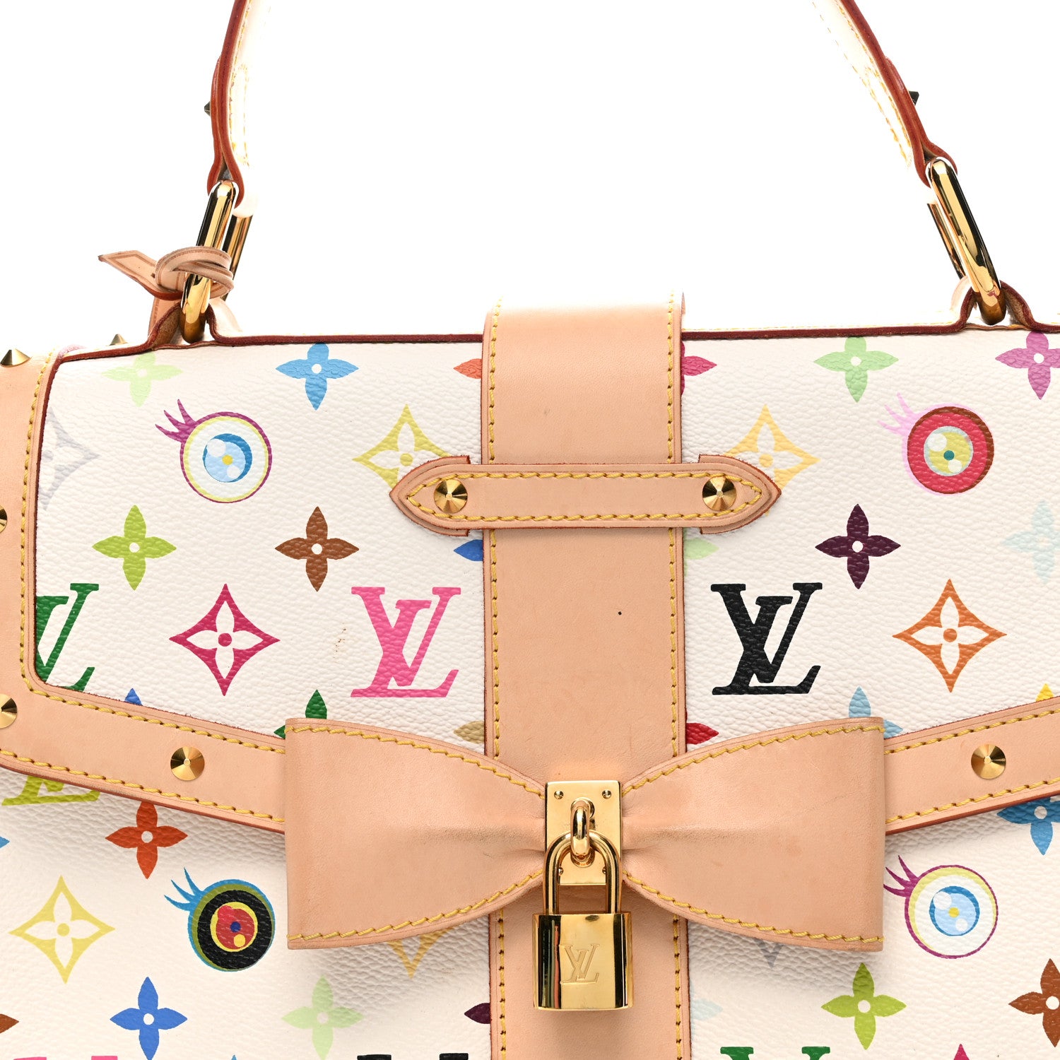 Louis Vuitton Monogram Multicolor Murakami Eye Love You White 7 of 17