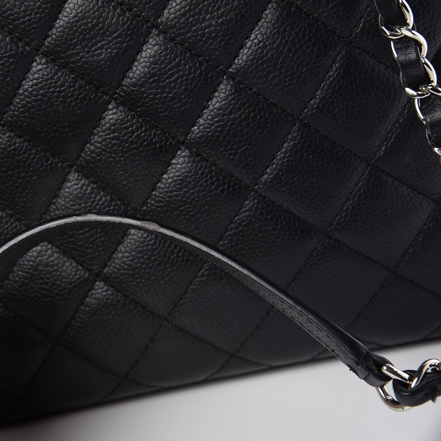 Chanel Caviar Quilted Large CC Box Shopping Tote Black 8 of 13