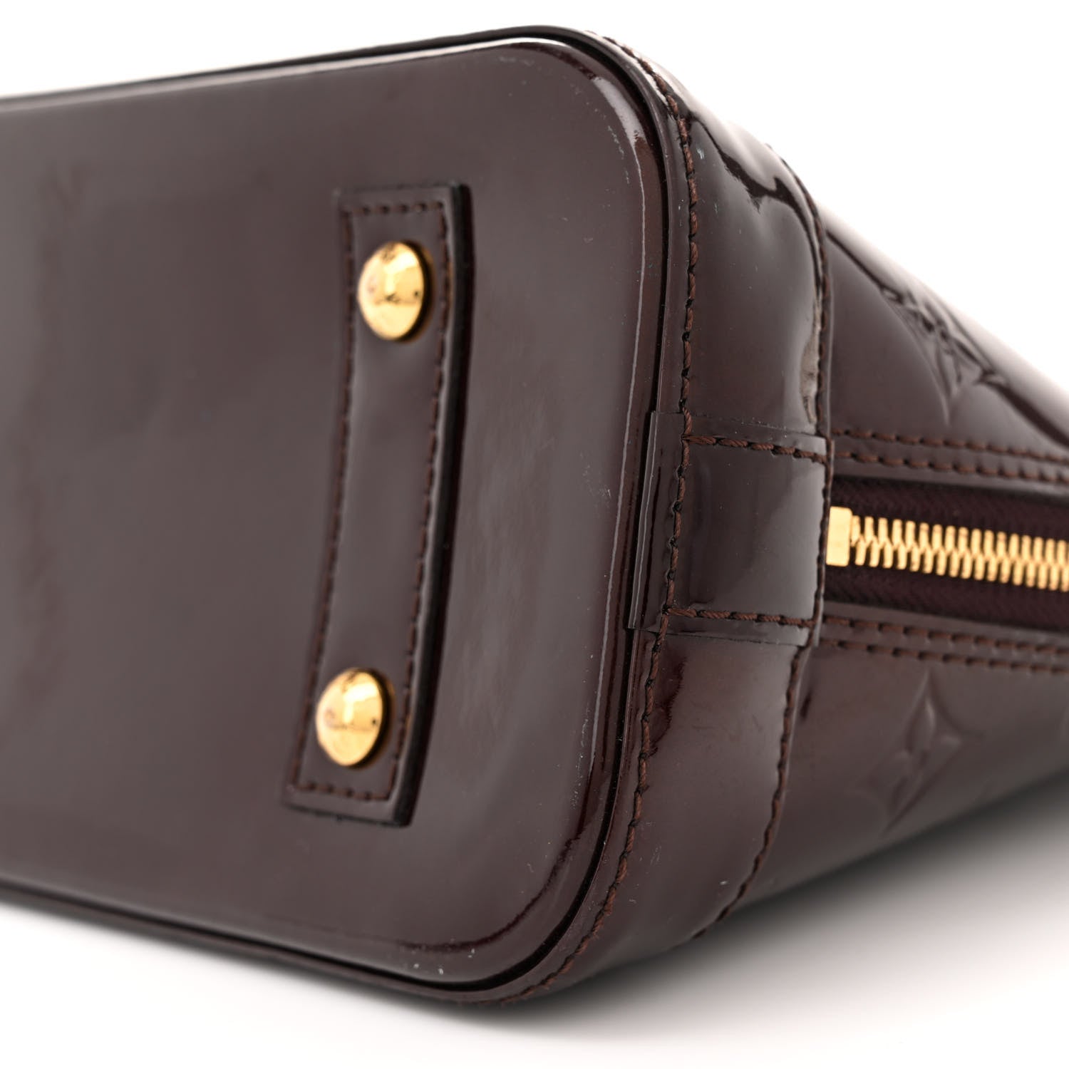 Louis Vuitton Vernis Alma BB Amarante 10 of 13