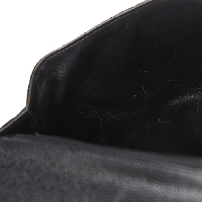 Chanel Caviar Quilted Jumbo Kelly Flap Black 13 of 14