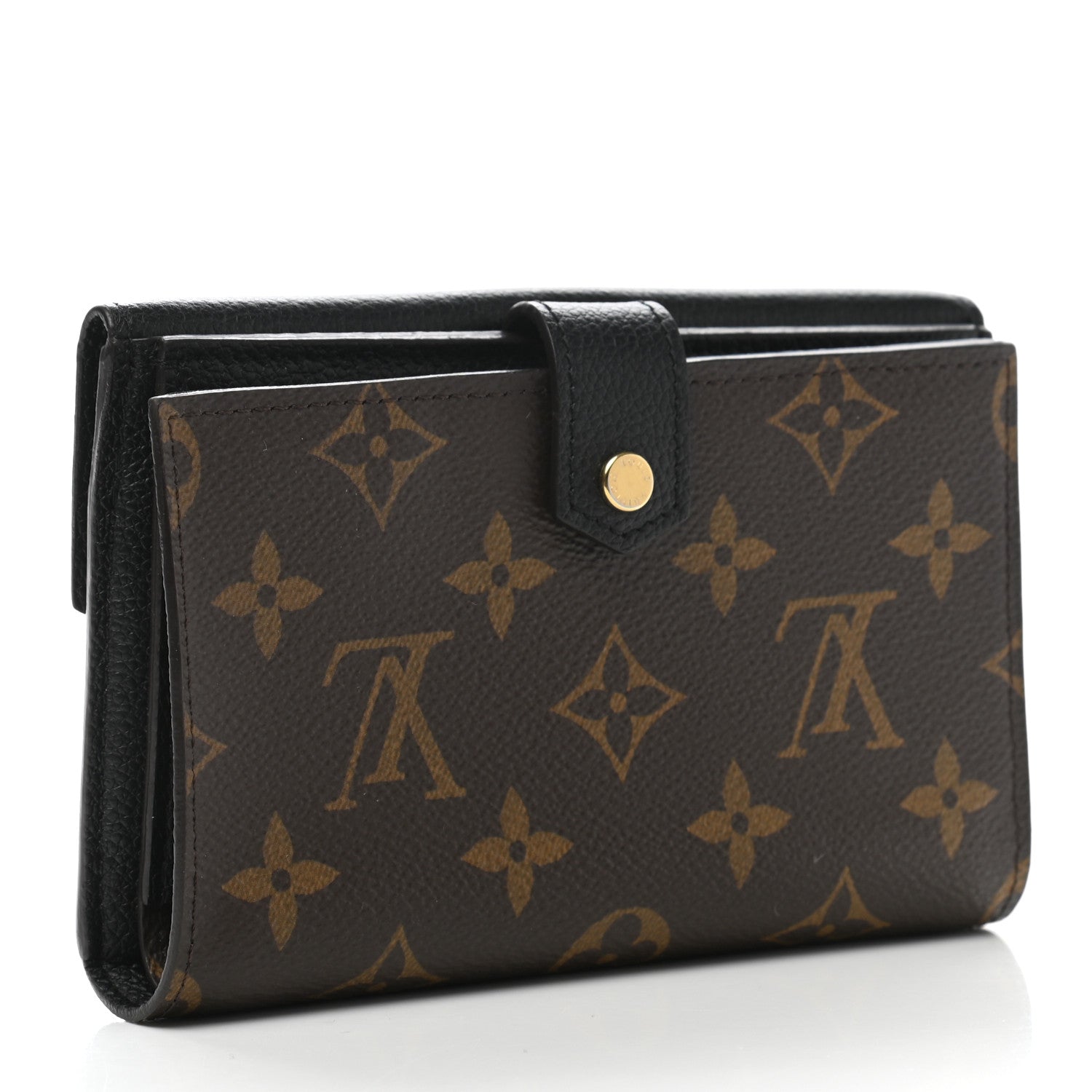 Louis Vuitton Monogram Pallas Compact Wallet Black 3 of 7