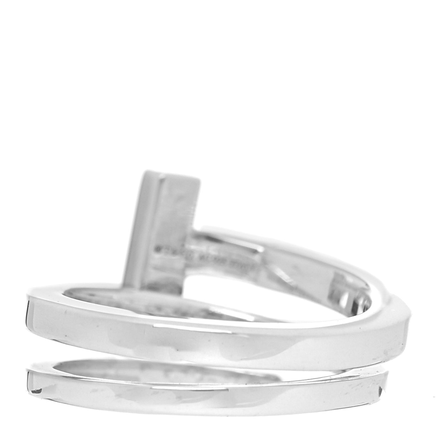 Sterling Silver T Square Wrap Ring 49 4.75