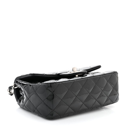 Chanel Patent Calfskin Quilted Mini Rectangular Flap Black 4 of 10