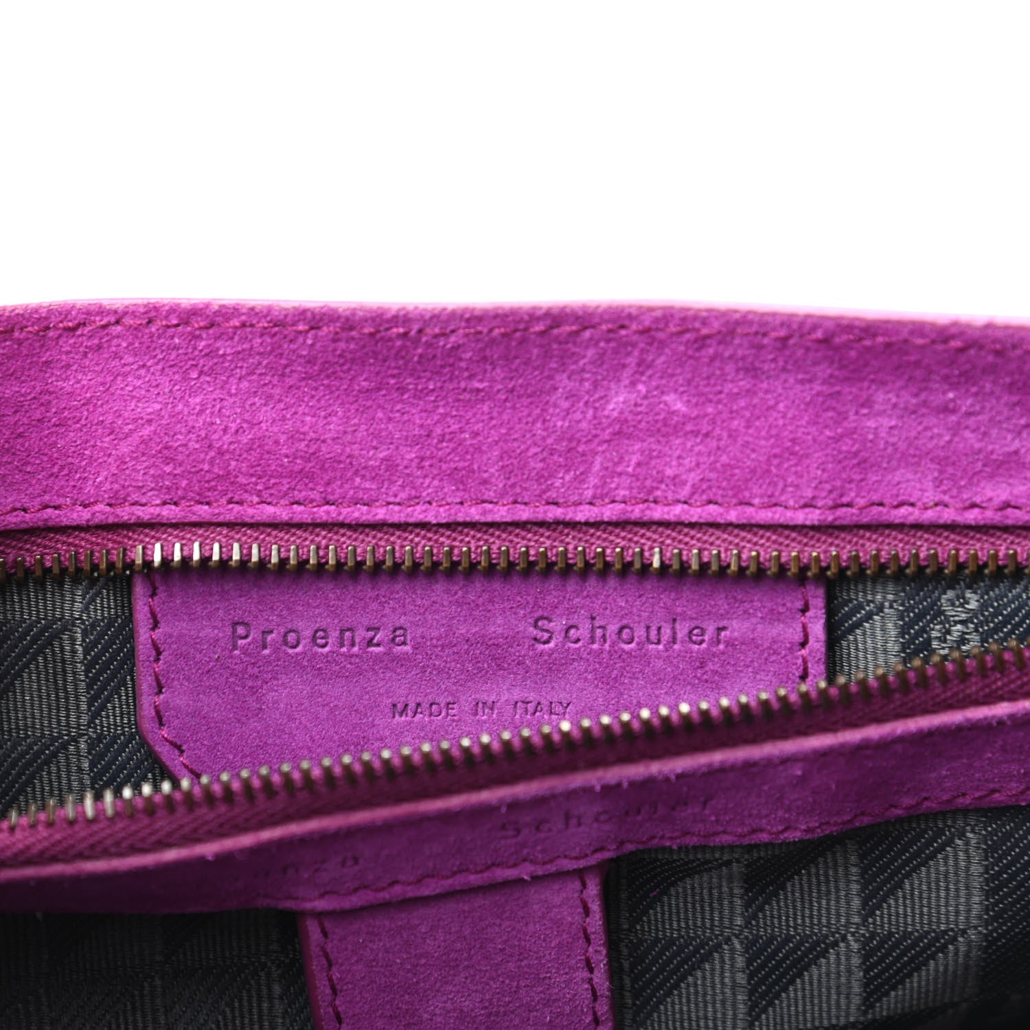 Proenza Schouler Suede Medium PS1 Satchel Grape 6 of 9