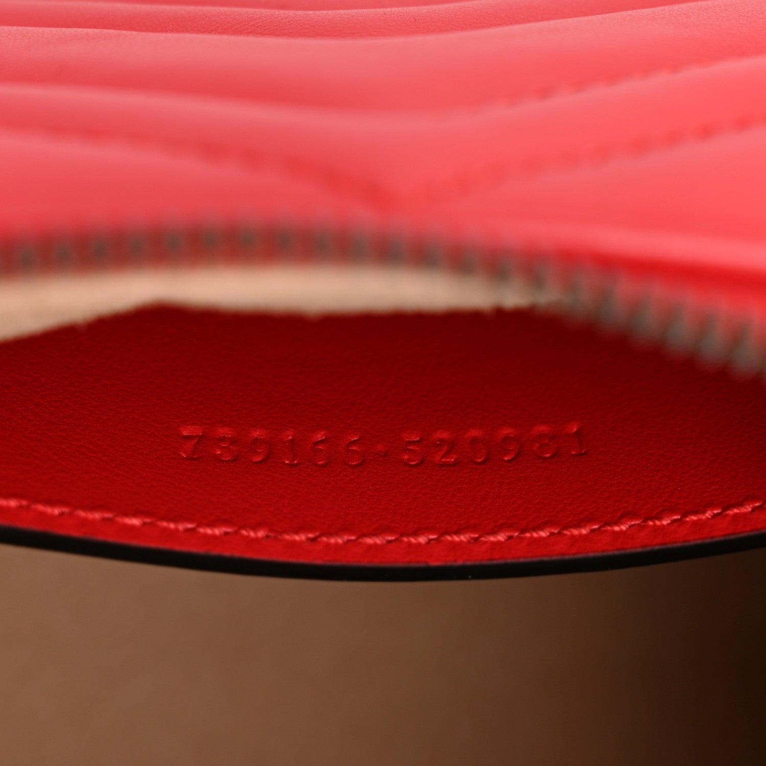 Gucci Calfskin Matelasse Chevron GG Marmont Sling Shoulder Bag Rosso 7 of 11