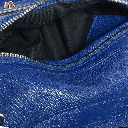 Balenciaga Chevre Silver Metallic Edge Hardware City Bleu Roi 11 of 12