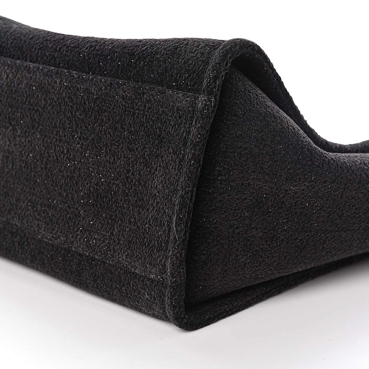 Lurex Boucle Medium Deauville Tote Black