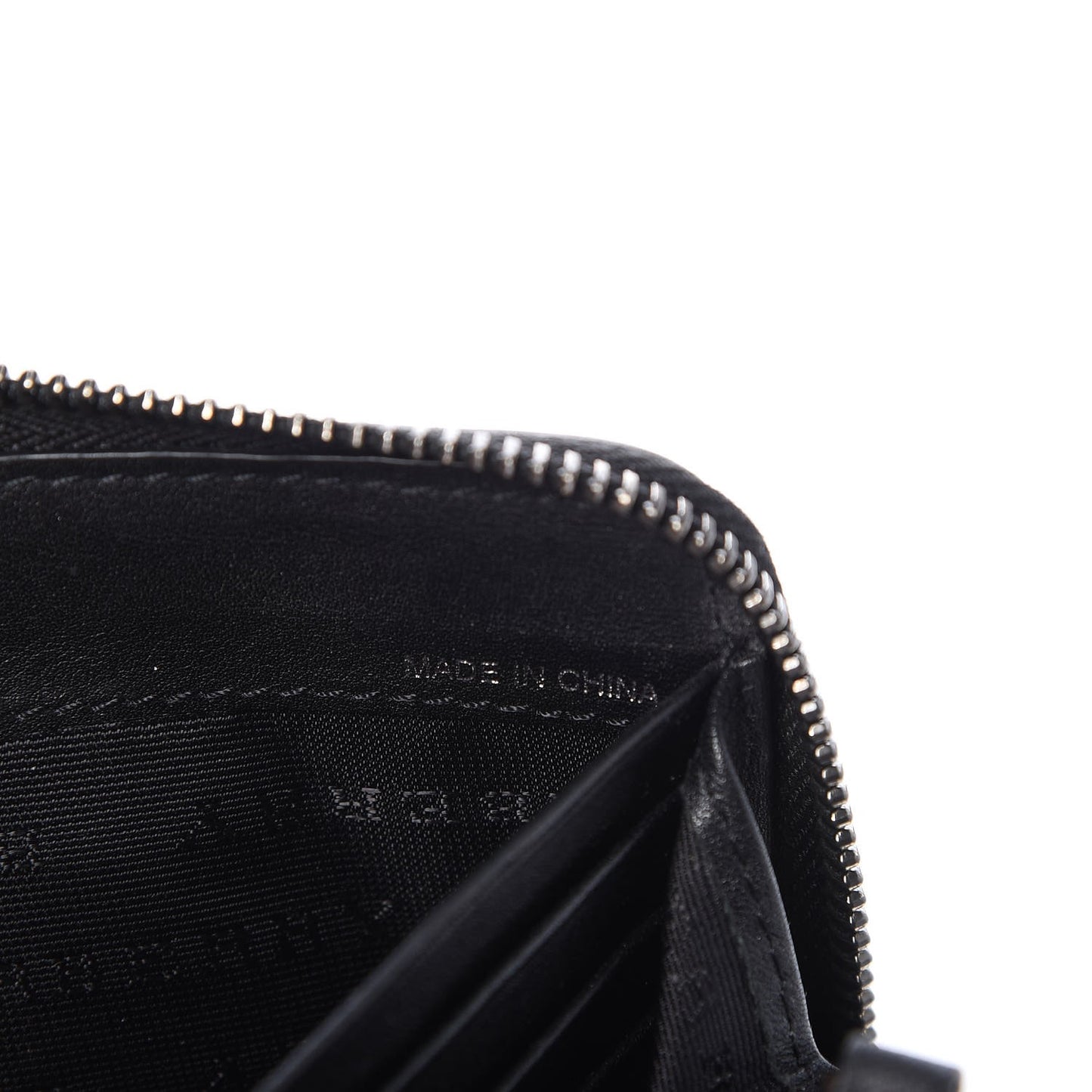 London Check Large Zip Around Wallet Charcoal