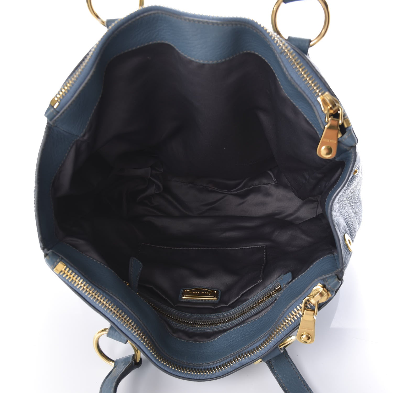 Miu Miu Vitello Daino Tote 5 of 15