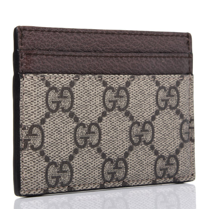 Gucci GG Supreme Monogram Ophidia Card Holder Brown 3 of 12