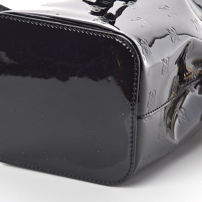 Fendi Vitello Vernice Mou F is Fendi Karligraphy Embossed Mini Mon Tresor Bucket Bag Black 8 of 8
