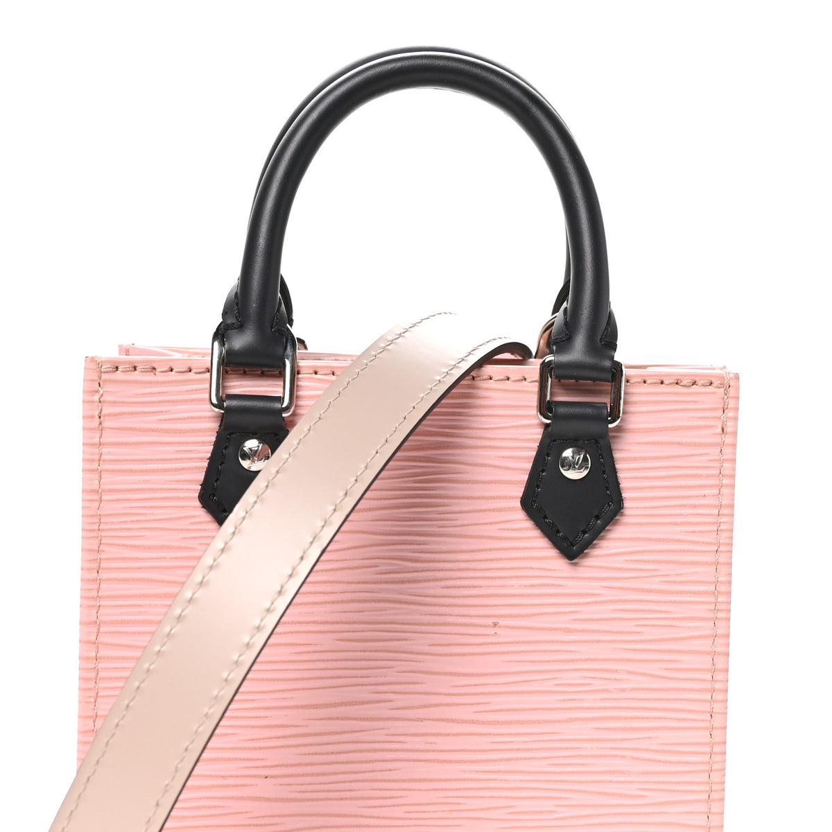 Louis Vuitton Epi Petit Sac Plat Rose Ballerine 7 of 9