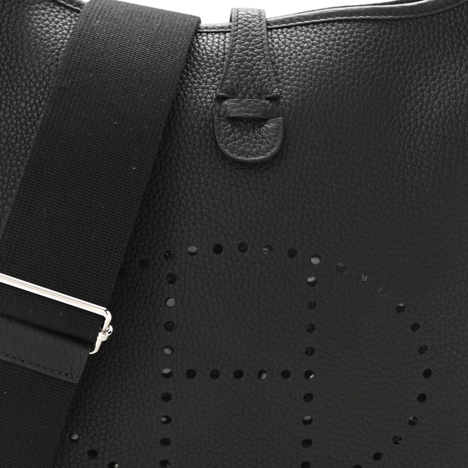 Hermes Taurillon Clemence Evelyne III PM Black 8 of 11