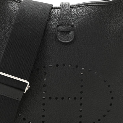Hermes Taurillon Clemence Evelyne III PM Black 8 of 11