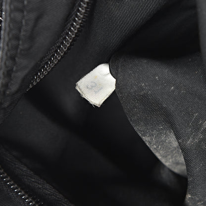 Prada Nylon Small Flat Messenger Bag Black 7 of 13