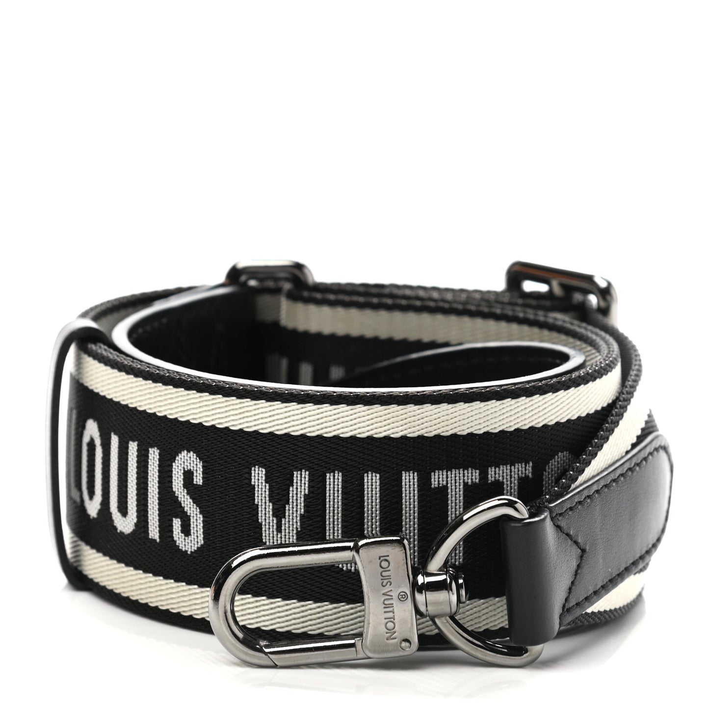 Monogram Multi Pochette Accessories Shoulder Strap Black Ivory