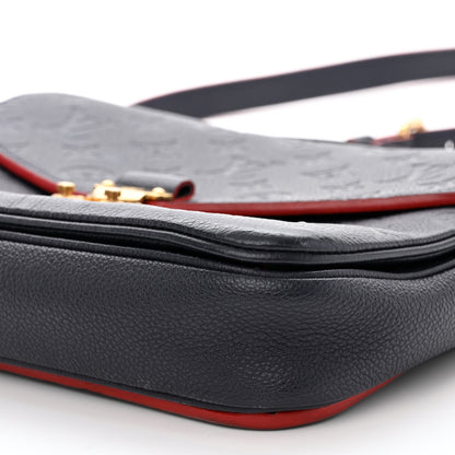 Louis Vuitton LOUIS VUITTON Empreinte Pochette Metis Marine Rouge 8 of 11