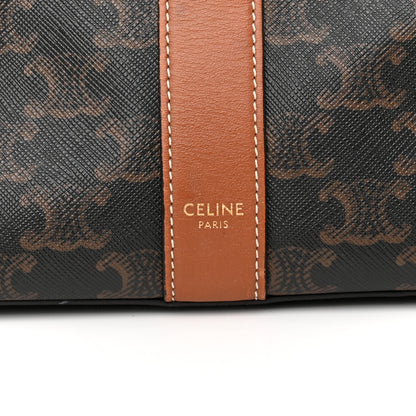 Celine Triomphe Canvas Calfskin Medium Cabas Bag Tan 15 of 19