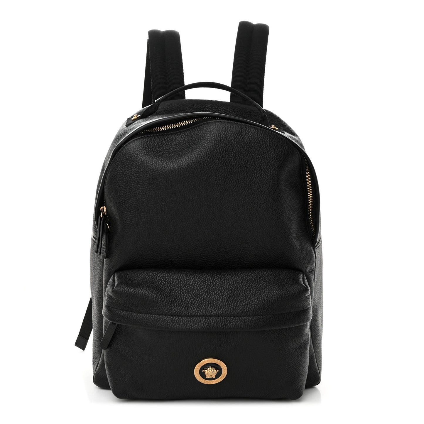Calfskin Medusa Backpack Black