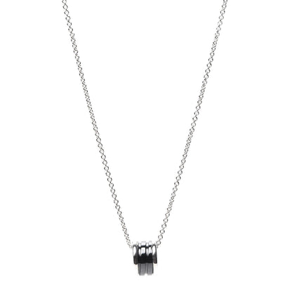 Bulgari Sterling Silver Ceramic Save The Children Pendant Necklace 1 of 5