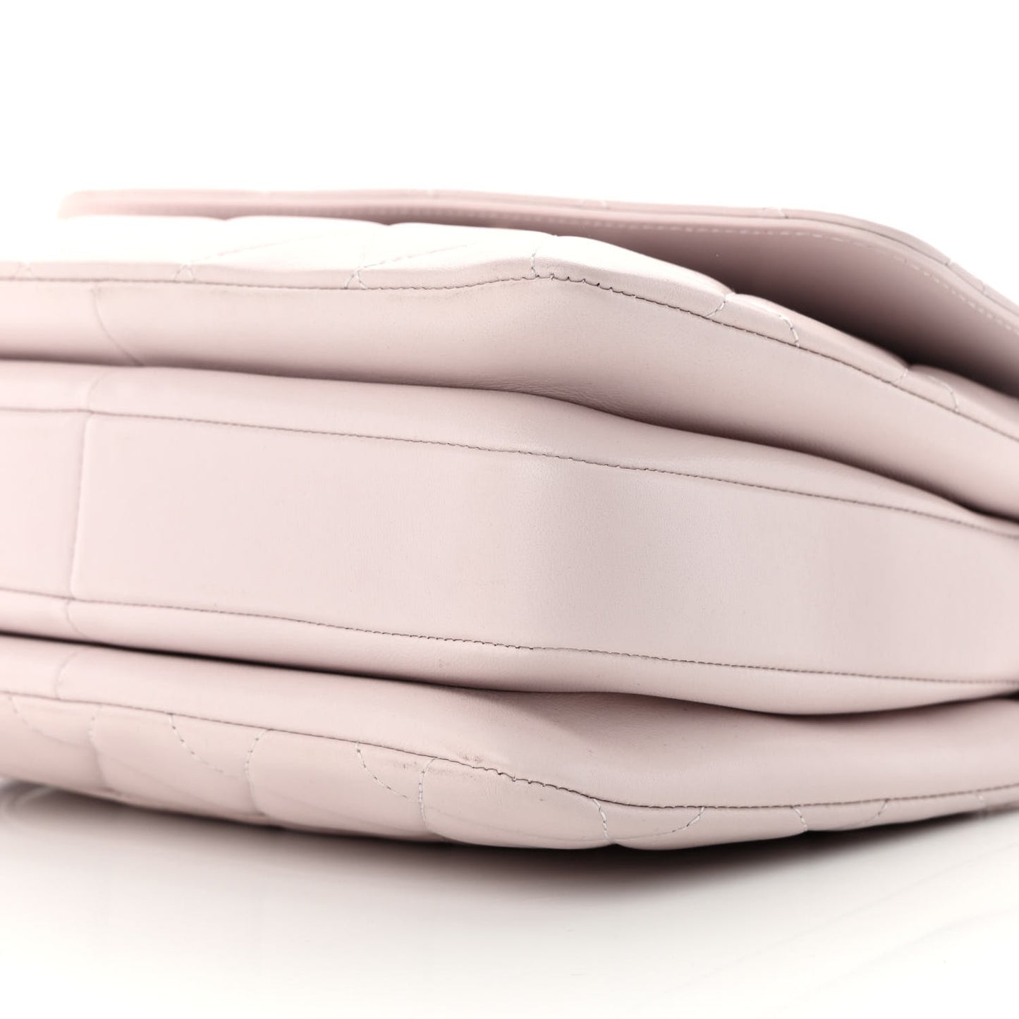 Lambskin Quilted Small Trendy CC Flap Dual Handle Bag Lilas Lilac