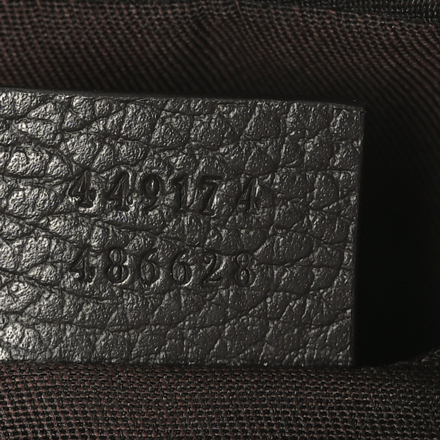 Monogram Dollar Calfskin Belt Bag Beige Ebony Testa di Moro Marrone Scuro