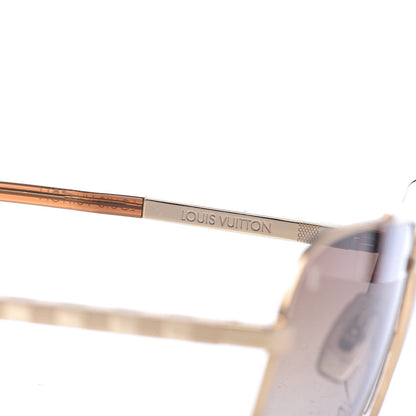 Louis Vuitton Attitude Sunglasses Z0259U Gold 6 of 6