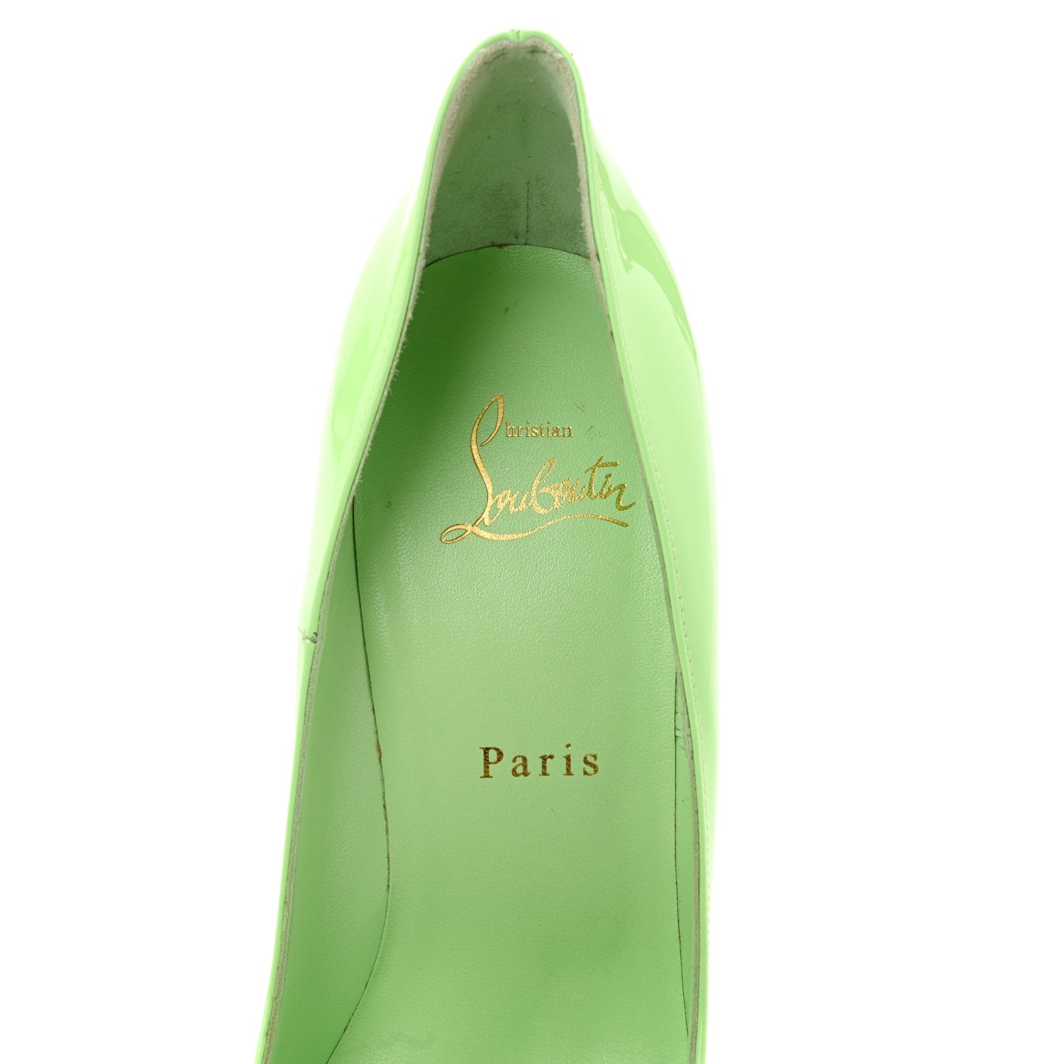 Christian Louboutin Patent So Kate 120 Pumps 38 Tropique 7 of 8