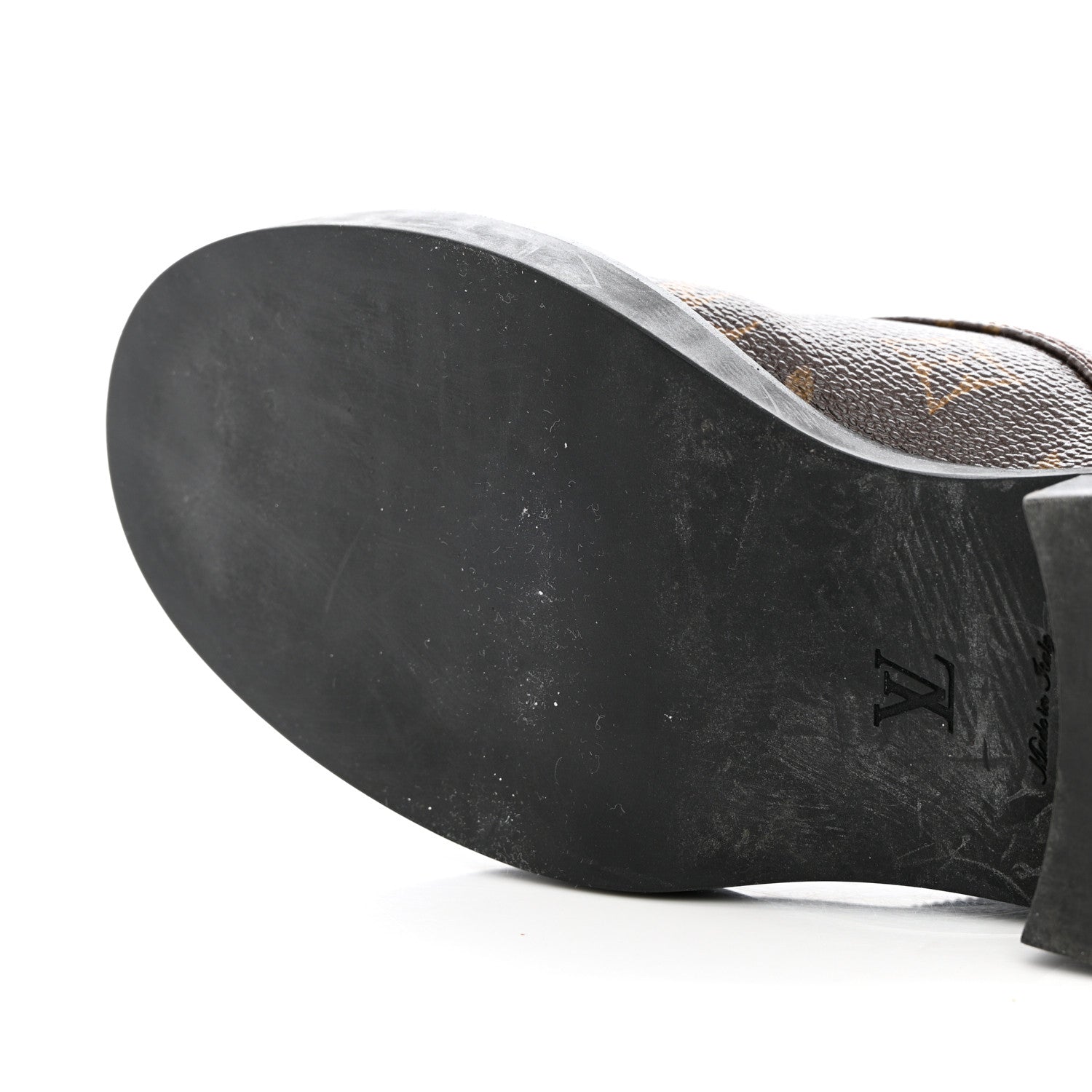 Louis Vuitton Monogram Calfskin Wonderland Flat Ranger Boots 35.5 Black 14 of 15