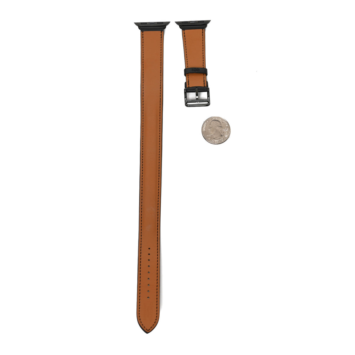 Hermes Swift 40mm Apple Watch Double Tour Band Black 2 of 7
