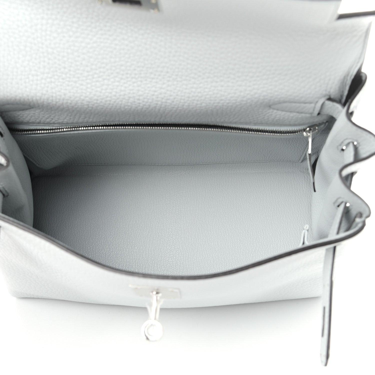 Hermes Togo Kelly Retourne 28 Bleu Pale 5 of 10