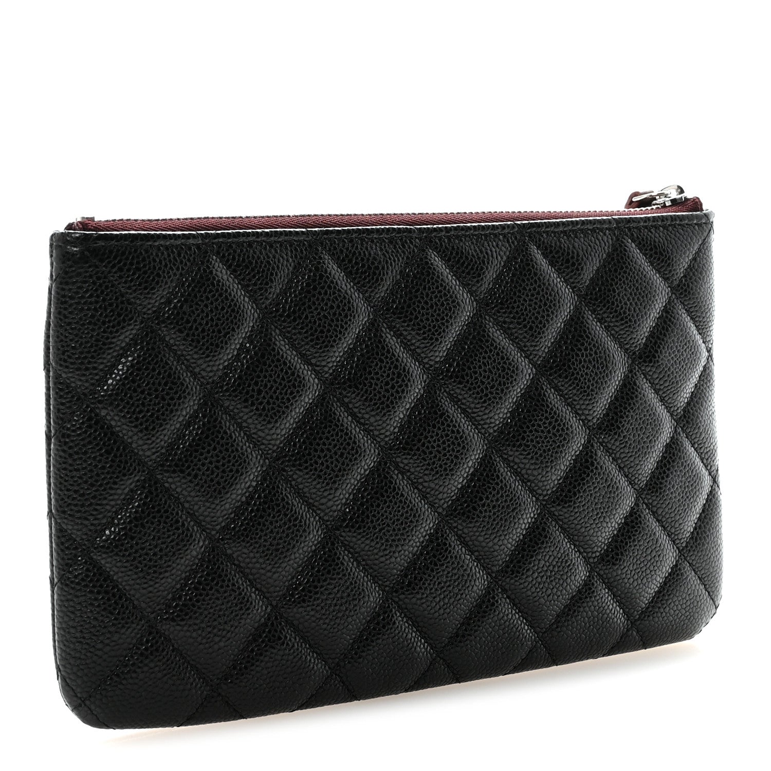 Chanel Caviar Quilted Cosmetic Case Black 3 of 8