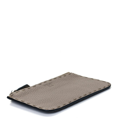 Fendi Cuoio Romano Selleria Zip Card Holder Corda 5 of 7