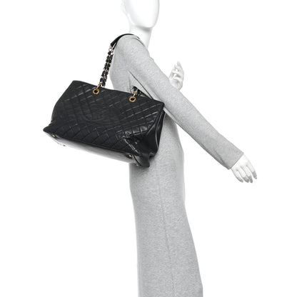 Chanel Caviar Quilted XL Grand Shopping Tote GST Black 2 of 16